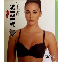 Reggiseno imbottito con ferretto e pizzo ARIS art. Giove