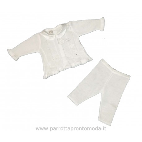 Completino battesimale neonata L'ORSETTO art. 4018