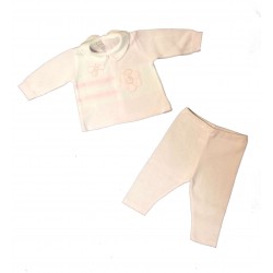 Completo neonata "Margherite" L'ORSETTO art. 4022