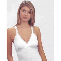 Camiciola donna spallina stretta conf. 6 pezzi LEABLE art. 1401