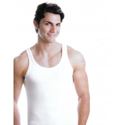 Canotta uomo spalla larga sport conf. 6 pezzi LEABLE art. 1416