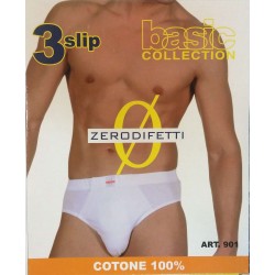 Slip uomo 3 pezzi ZERODIFETTI art. 901