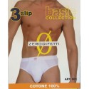 Slip uomo 3 pezzi ZERODIFETTI art. 901