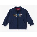 Cardigan neonato con zip e stampa LEVI'S art. NK 17004