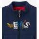 Cardigan neonato con zip e stampa LEVI'S art. NK 17004