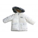 Giubbotto neonata con cappuccio e pelliccia LEVI'S art. NK 41514