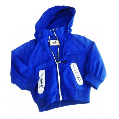 Giubbotto bambino con cappuccio ICEBERG art. GBICE003BM