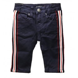 Pantalone neonato in gabardina con bande ASPEN POLO CLUB art. 1071P0112