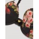 Reggiseno con inserti in pizzo e stampa rose EMPORIO ARMANI art. 162394-8A2011
