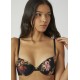 Reggiseno con inserti in pizzo e stampa rose EMPORIO ARMANI art. 162394-8A2011