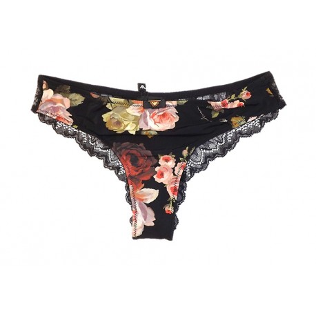 Brasiliana con retro in pizzo e stampa rose EMPORIO ARMANI art. 162948-8A2011