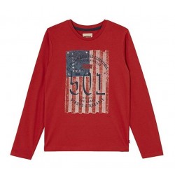 T-Shirt ragazzo manica lunga con stampa LEVI'S ART. NK 10197