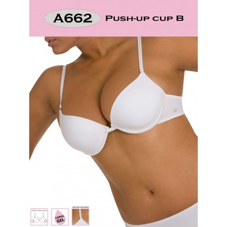 Reggiseno push-up con ferretto CUORE DI DONNA art. A662