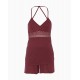Pigiama corto donna con inserti in pizzo LOVABLE art. L07SO