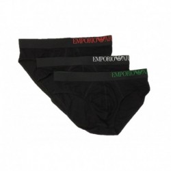 Set da 3 slip uomo con logo laterale EMPORIO ARMANI art. 111734-CS713