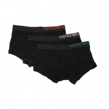 Set da 3 boxer uomo parigamba con logo laterale EMPORIO ARMANI art. 111357-CS713