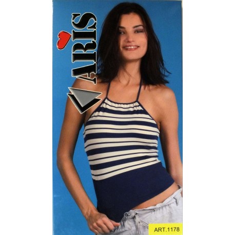 Top donna spalla stretta rigato ARIS art. 1178