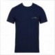 T-shirt con logo tricolore ricamato Emporio Armani