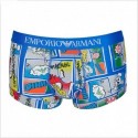 Boxer parigamba con stampa graphic art Emporio Armani