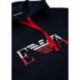 Felpa con cappuccio e stampa logo Emporio Armani