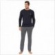 Pigiama lungo con pattern decorativo Emporio Armani
