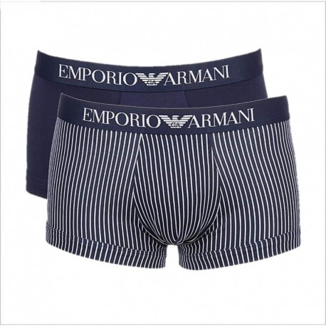 Set di 2 boxer parigamba con pattern decorativo Emporio Armani