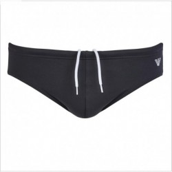 Slip mare con coulisse e aquila ricamata Emporio Armani