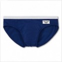 Slip mare con coulisse e patch aquila Emporio Armani