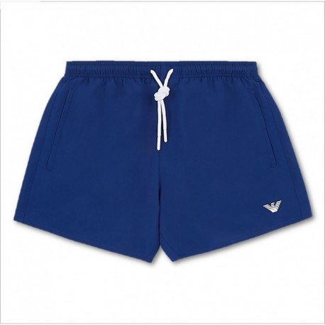 Short mare con coulisse e aquila ricamata Emporio Armani