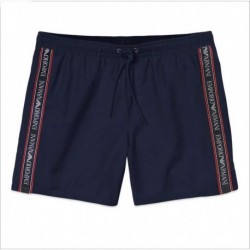 Boxer mare con bande logate bold Emporio Armani