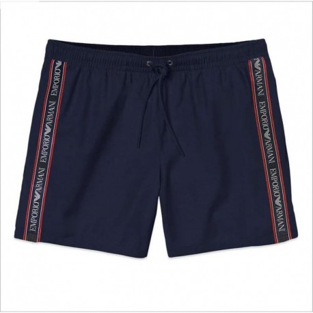 Boxer mare con bande logate bold Emporio Armani