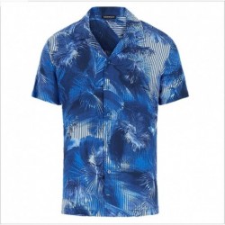 Camicia con stampa tropical Emporio Armani