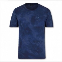 T-shirt con stampa tropical Emporio Armani