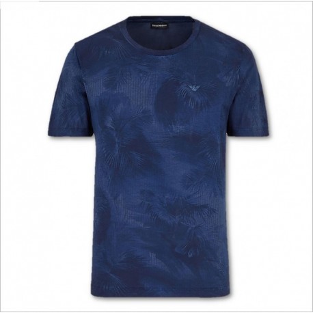 T-shirt con stampa tropical Emporio Armani