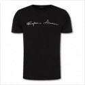 T-shirt con lettering Emporio Armani