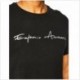 T-shirt con lettering Emporio Armani