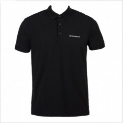 Polo con stampa logo Emporio Armani