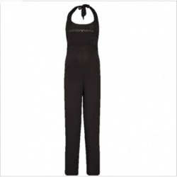 Tuta mare con logo in strass Emporio Armani