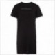 Abito corto con logo in strass Emporio Armani