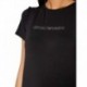 Abito corto con logo in strass Emporio Armani
