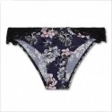Slip con inserto in pizzo e stampa Neo Romantic Emporio Armani