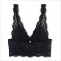 Bralette imbottita in pizzo floreale Emporio Armani