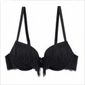 Reggiseno in pizzo con frange decorative Emporio Armani