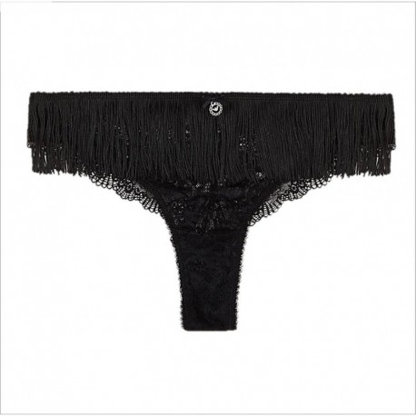 Brasiliana in pizzo con frange decorative Emporio Armani
