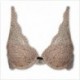 Bralette imbottita in pizzo floreale Emporio Armani
