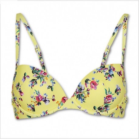 Reggiseno mare imbottito con stampa YELLOW FLOWERS Lovable