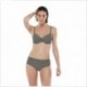 Slip mare donna alto rigato Lovable