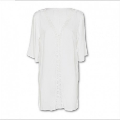 Caftano con inserto in pizzo Lovable