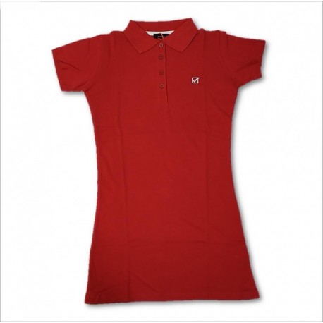 Abito donna a polo con logo ricamato Givova