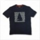 T-shirt uomo con stampa "Barca a vela" Re del mare